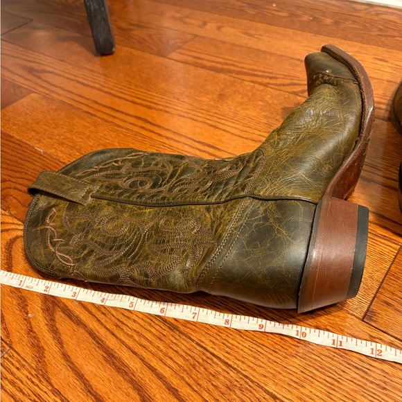 Tony Lama Brown Leather Western Boots - Picture 12 of 12